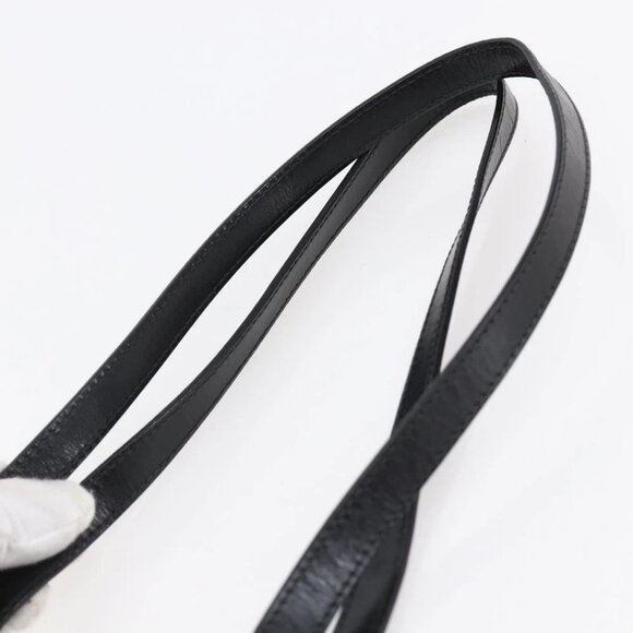 GUCCI Shoulder Bag Leather Black Silver - Picture 12 of 16